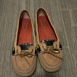 Sperry leopard shoes - size 7.5